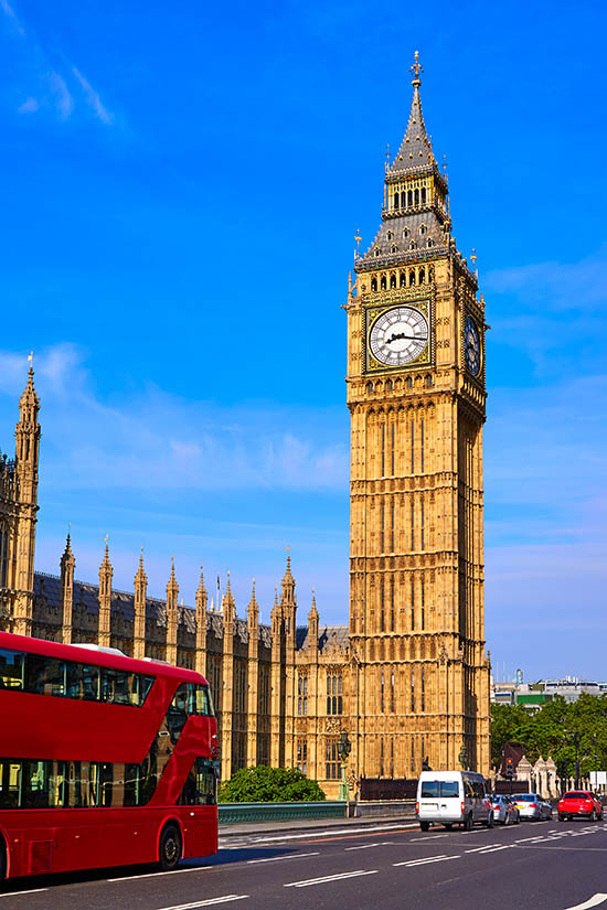 Big Ben, London Bus und Tower of London, Städtereise nach London mit AurumTours
