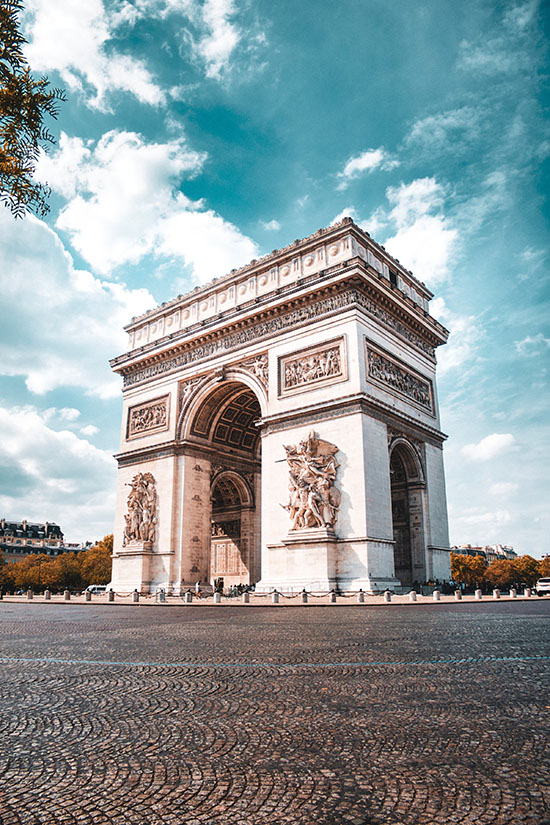 Paris, Arc de triomphe, Städtereise nach Paris, Pauschalreise Paris
