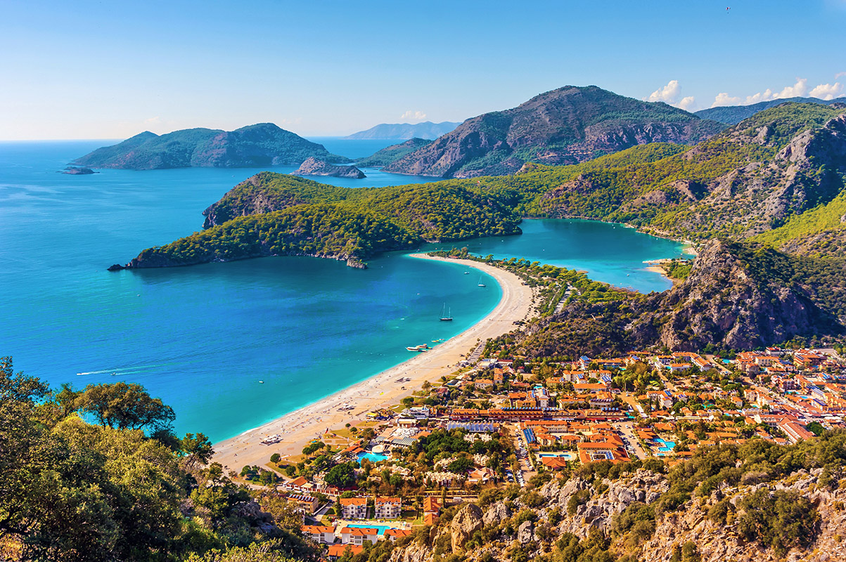 Ölüdeniz Beach, Türkei, Luftaufnahme, Urlaub Türkei, Pauschalreise mit AurumTours